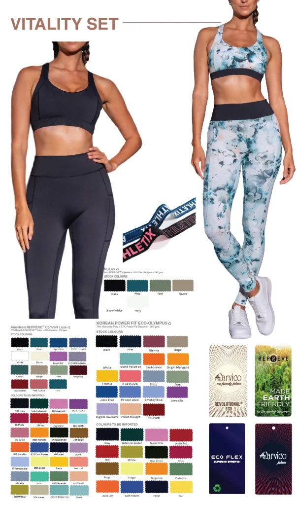 Active Eco Lycra - Ideal for Activewear, Swimwear, and more. – maake